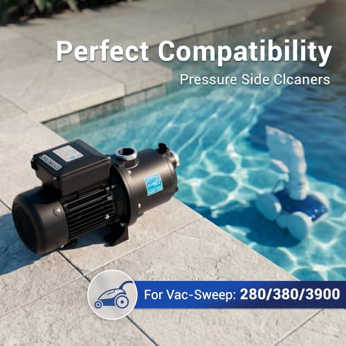 Image of Pool Booster Pump 3 /4 HP for Pressure Pool Cleaners PB460 180-480, EC-LA01N, OEM Booster Pump 3 /4 HP, 115V or 230V, 60PSI, Energy Star Specification - Black