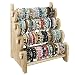 Ikee Design Antique Wooden 4 Tier Bar Bracelet, Bangle Jewelry Holder Stand Display Organizer,Bracelet Holder for Jewelry, Oak Color