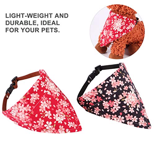 POPETPOP 2 Unid. Coleira Bandana CÃ£o Bandanas Cachecol TriÃ¢ngulo Cachecol AcessÃ³rios para CÃ£es G