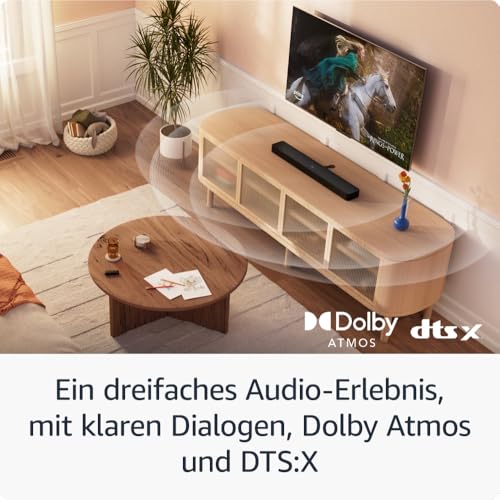 Amazon Fire TV-Soundbar Plus | 3.1-Kanal-Sound, All-in-one-Design, Dolby Atmos, DTS:X, auch ideal für Dialoge geeignet | 2024 – Bild 5