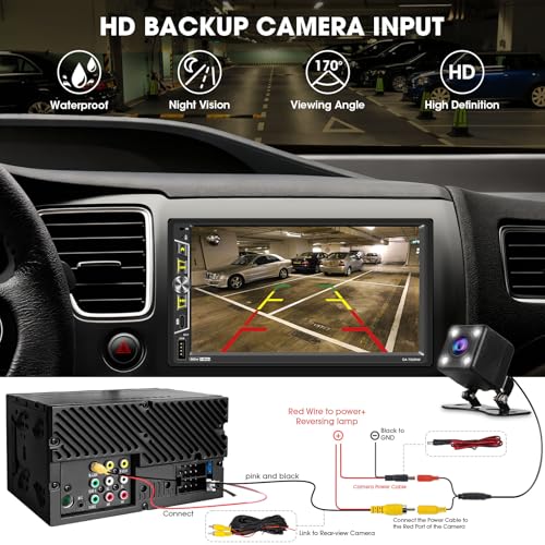 Radio Carplay Doble Din 7" con Pantalla Táctil IPS miniatura 5