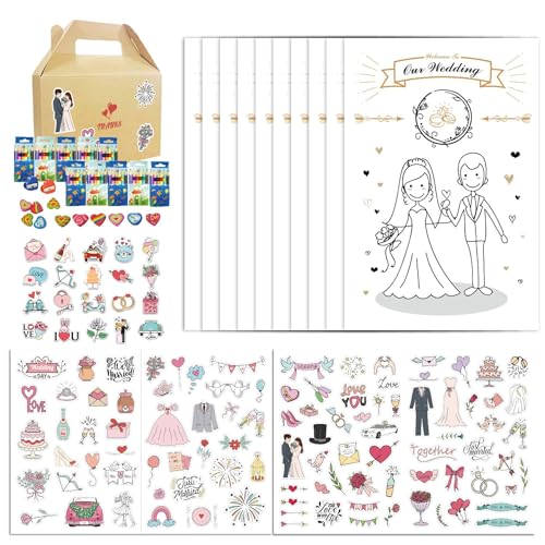 Sacs à friandises et livre d'activités de mariage Sanbo pour enfants