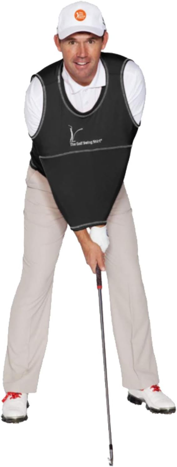 Golf Swing Shirt The Black #4 150-180 lbs Unisex Golf Training Aid Trainer