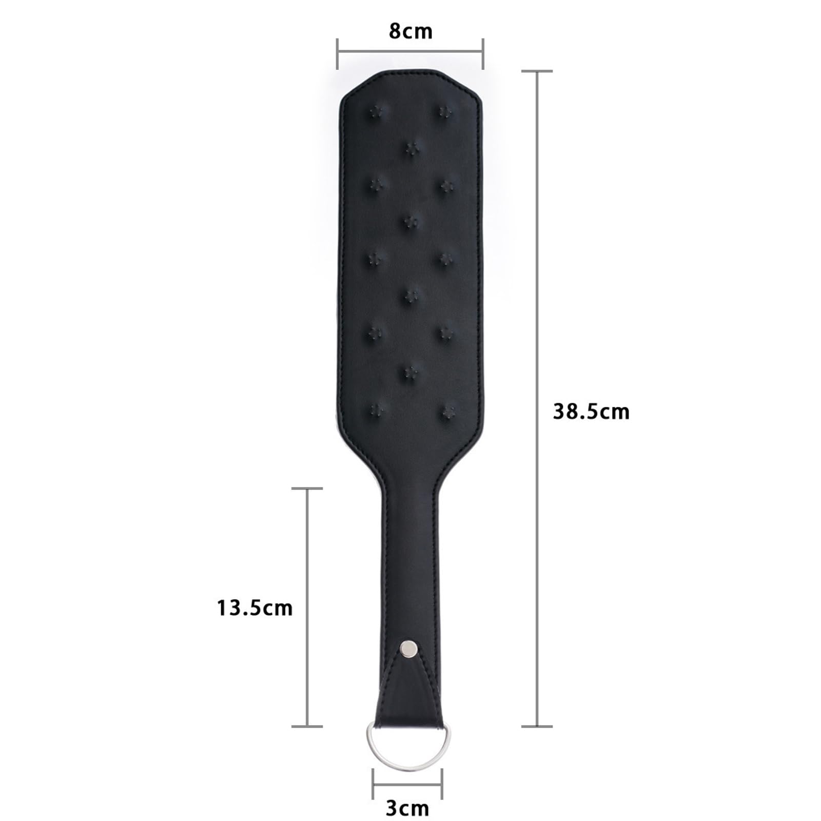 Pointe de pagaie de fessée, fleur de prunier, métal, motif diamant, coussin en cuir PU noir, fête en boîte de nuit, SM Slap Paddle