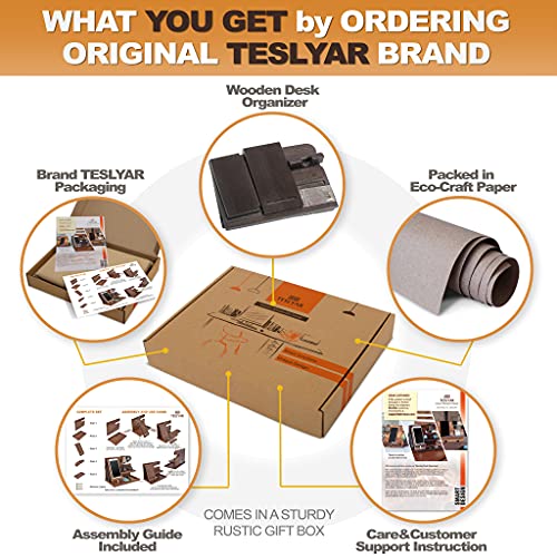 Teslyar Gifts for Men Wood Phone Docking Station Key Holder Wallet Stand Desk Organizer Fathers gifts Xmas gift Anniversary Dad Birthday Present for Men Gifts for Dad Men's Nightstand (Black) - Cosy Home Interiors Teslyar Gifts for Men Wood Phone Docking Station Key Holder Wallet Stand Desk Organizer Fathers gifts Xmas gift Anniversary Dad Birthday Present for Men Gifts for Dad Men's Nightstand (Black) - Image 9