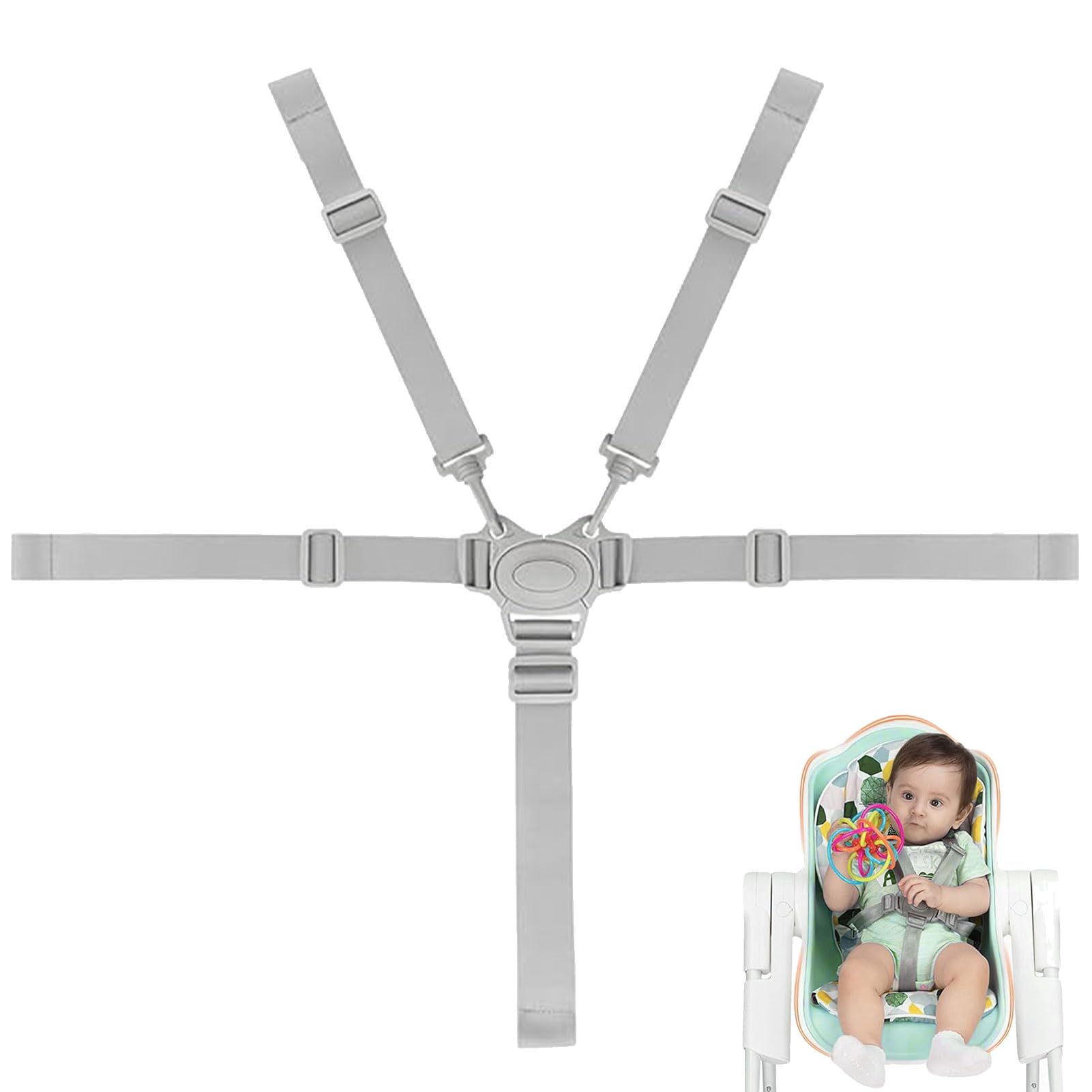 1 pieza 5 puntos cinturón cinturón de seguridad trona,multifuncional cinturón de seguridad para niños,cinturón,Hauck trona cinturón,Stokke correa para cochecito,asiento de niño,cochecito y silla alta