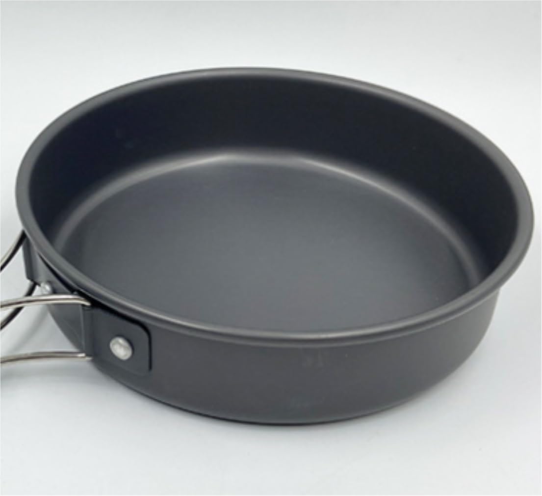 Popote Camping Extérieure Ensemble De Casseroles D'extérieur, Combinaison De Théière Et Théière, Pêche en Plein Air, Ustensiles De Cuisine De Camping Popote Bivouac