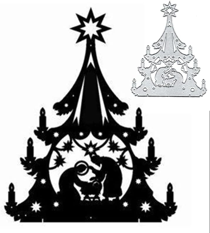 Troqueles de metal para familias navideñas, troqueles de corte para familias navideñas, plantillas de grabado en relieve, manualidades, tarjetas,