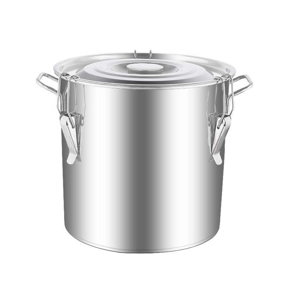 Barile in Acciaio Inossidabile Sigillato,Contenitori Alimentari Ermetici Coperchio Grandi Arredamento Cucina Contenitori Cereali per Zucchero tè caffè Riso Pasta(Size:11L)