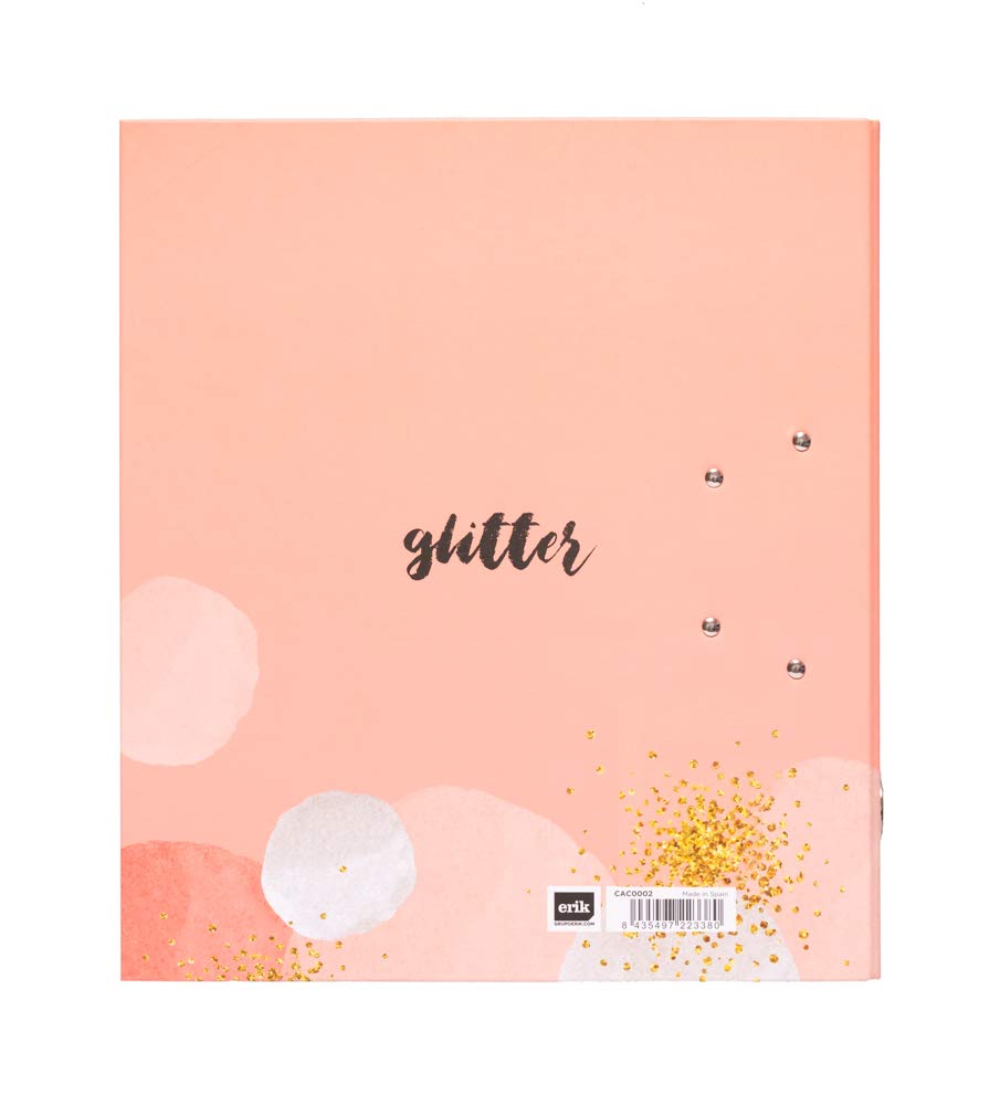 Grupo Erik Ringordner Set - Glitter Gold Mit 100 Blatt & Trennblättern