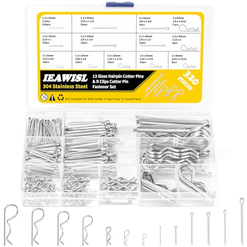 Kit 13 Tailles Goupilles Fendues Acier Inox 304 - Quincaillerie, Neuf
