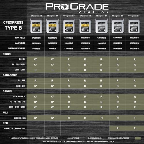Image of ProGrade Digital 256GB CFexpress 2.0 Memory Card