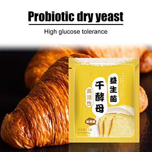 Vivianu 5g Brood Gist, Gist voor Brood Maken, Actieve Droge Hoge Glucose Tolerantie Bakbenodigdheden - Afbeelding 4