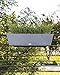 Veradek Brooklyn Rectangular Window Box Wall/Railing Planter (36 inch - 2 Pack, Light Grey)