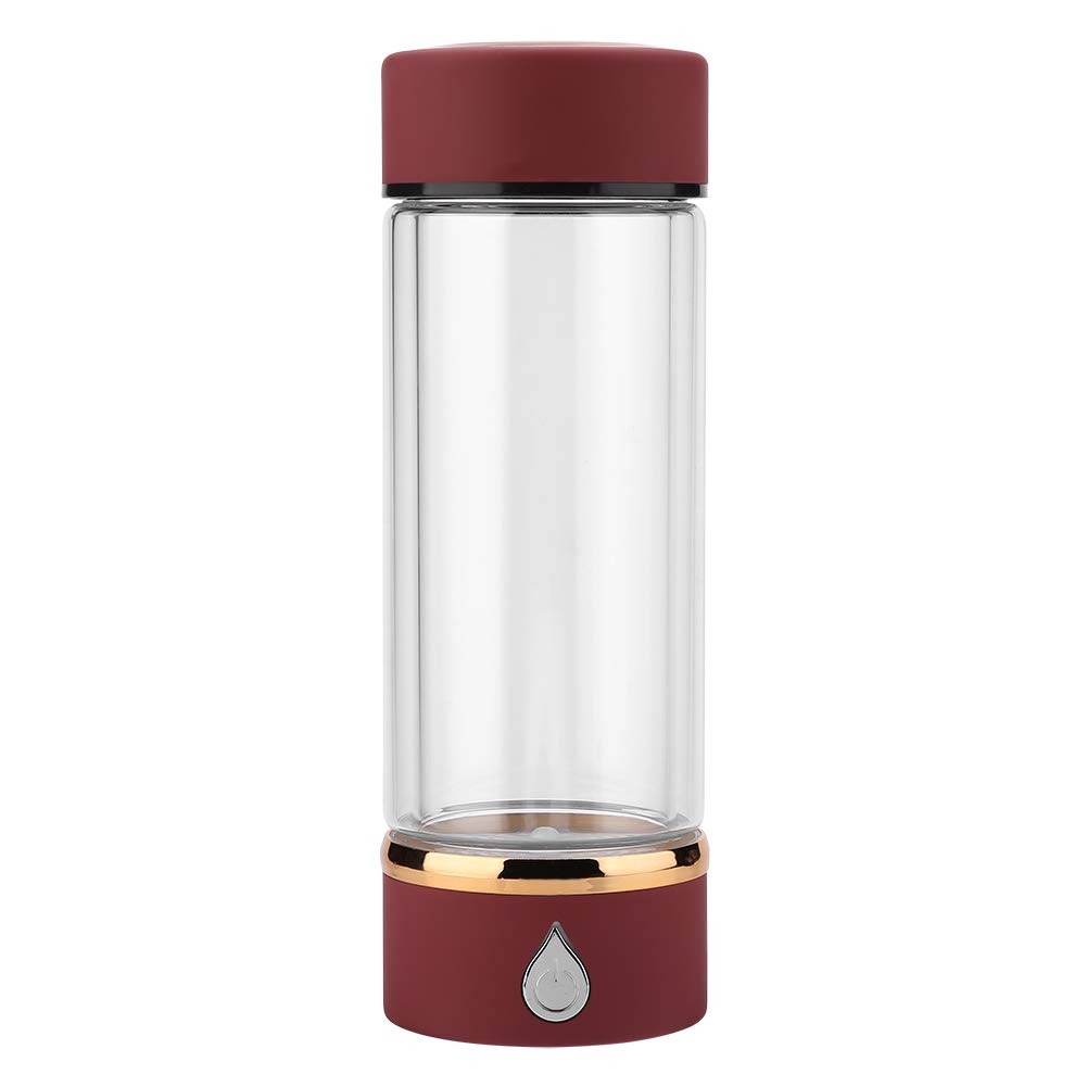 plplaaoo 420 ml Wasserstoff-Wassergenerator-Becherflasche, Wasserstoffreicher Wasserbecher, tragbarer USB-Wasserstoff-Ionisator-Generator-Hersteller, Technologie-Wasserstoff-Wasserflasche, Wasser