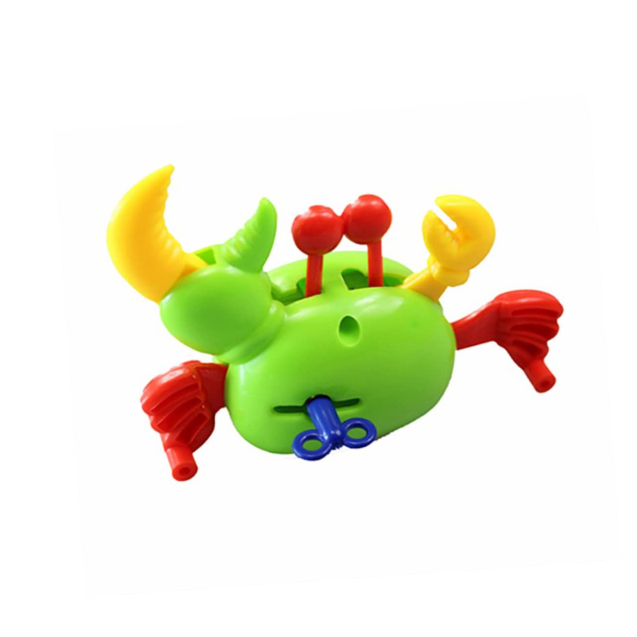 Toddmomy 4pcs Wind Up Crabs for Plastic Clockwork Crab Red Green Yellow Fun Mechanical Action for Engagement and Coordination Skills