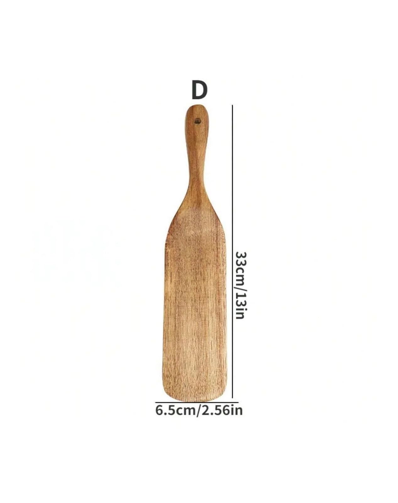 Juego de utensilios cocina madera 5 piezas: espátula, cuchara y antiadherentes resistentes al calor for servir remover