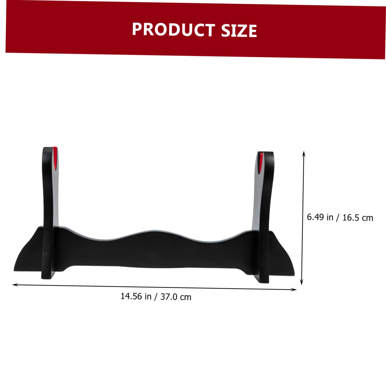 TOBBOMEY Desktop Flute Stand Display Holder for Flute Recorder Decorative Sword Hanger Sturdy Elegant