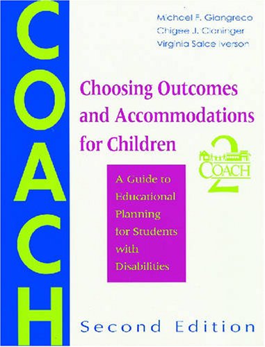 Choosing Outcomes and Accommodations for Childr... 1557663238 Book Cover