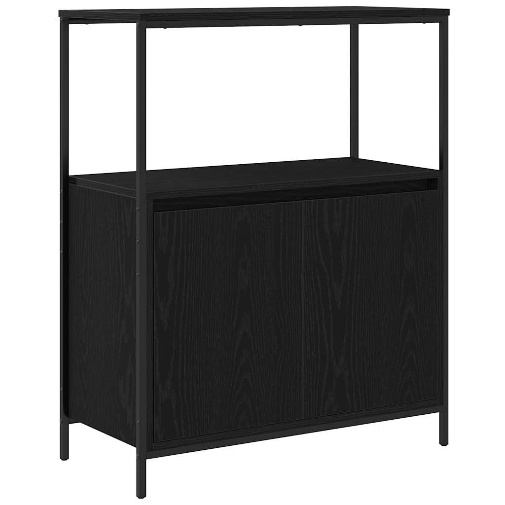 vidaXL Szafka łazienkowa z półkami, czarny dąb, 76,5x35x95 cm, szafka do przechowywania w łazience, szafka łazienkowa, szafka podłogowa w łazience