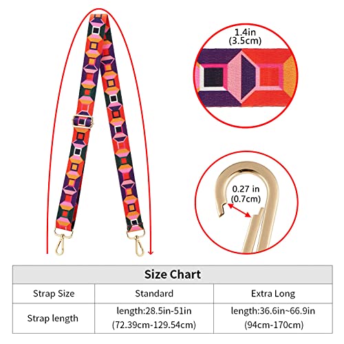 Image of ZOOEASS Wide Shoulder Strap Adjustable Replacement Belt Crossbody Canvas Bag Handbag