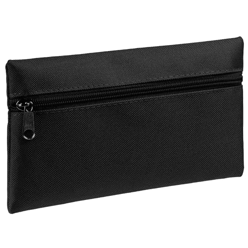 Prime Fashions Big Capacity Durable Pencil Case with Zipper Style Perfect for School Office and Makeup with Secure Zippered Design for Adults Boys Girls Kids.