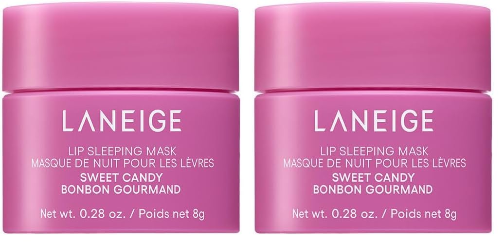 LANEIGE Lip Sleeping Mask | Moisturizing Lip Treatment with Vitamin C + Shea Butter for Soft Hydrated Lips | Overnight Repair | Lip Balm For Dry Chapped Lips| Lasting Hydration | Sweet Candy |8Gm-image-17