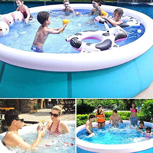 Inflatable Swimming Pools For Kids And Adults Above Ground, Blow Up Family Top Ring Pool Portable Easy Set Pools Games For Outdoor Backyard Garden (L 12Ft X 30In), Filter Not Included #TOP1