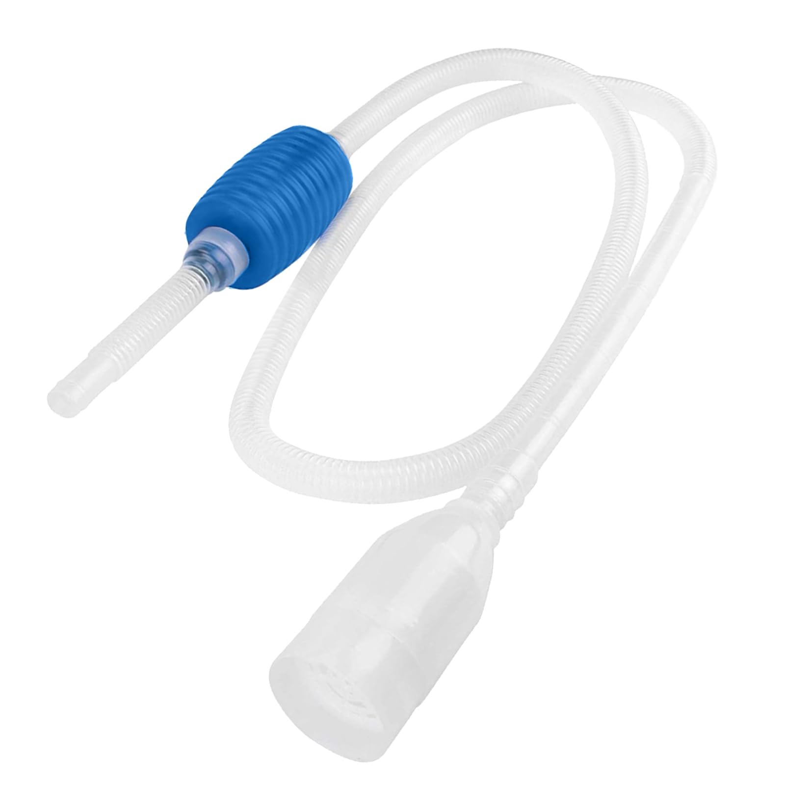 HDXH Syphon Fish Tank Cleaner for Aquarium,Hand Fish Tank Cleaner Fish Tank Vacuum Syphon Pump Siphon,3-in-1 Water Changer and Gravel Washer For Fish Tank Cleaning Kit