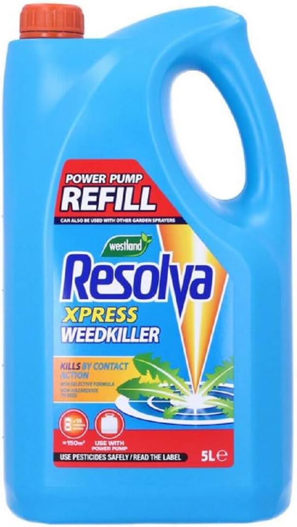 Xpress Ready to Use Weedkiller 5L Power Pump Refill, Blue
