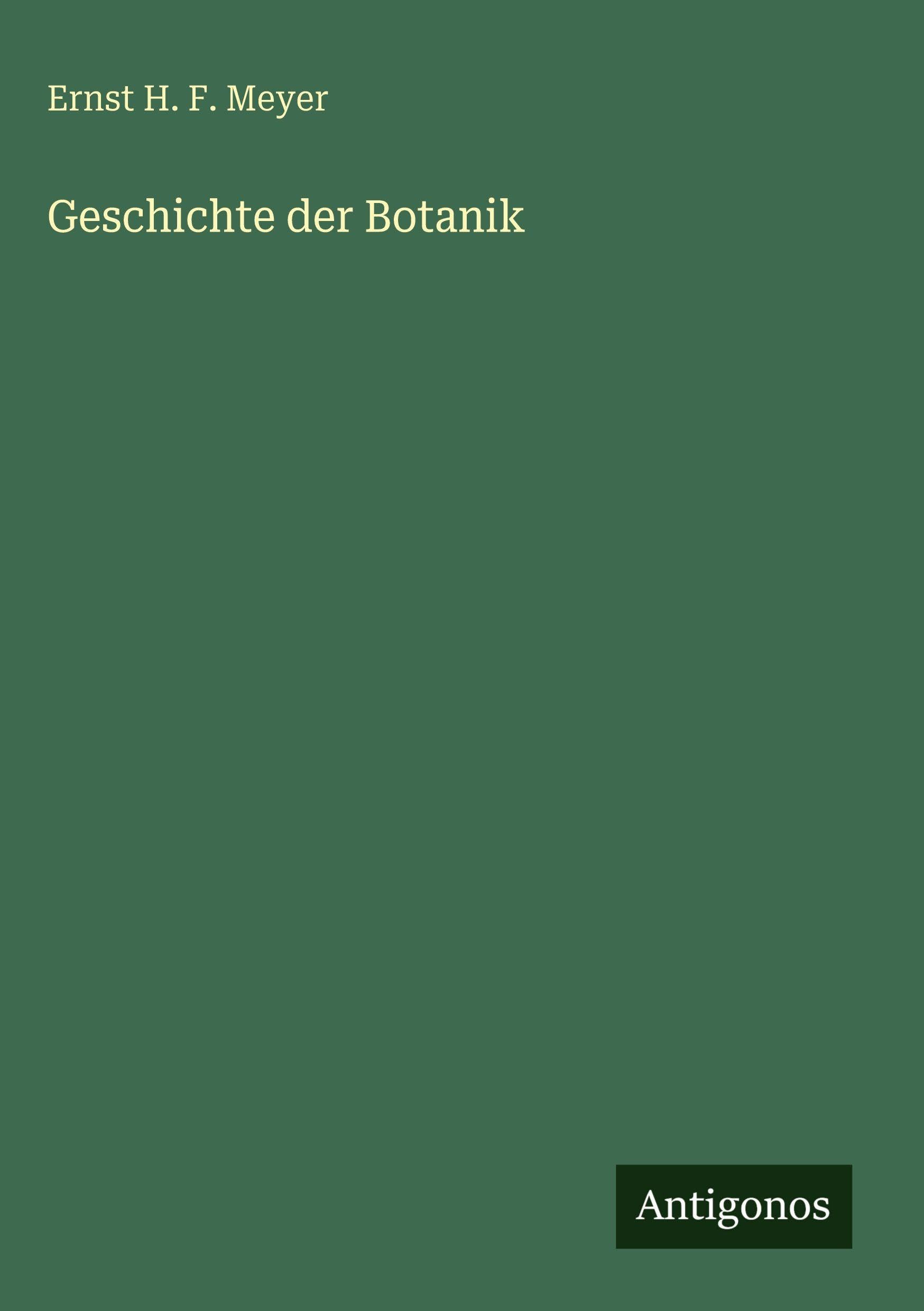 Geschichte der Botanik