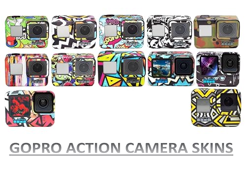 Image of Action Pro Camera Skin Wrap Compatible with GoPro Hero 5 /6 /7 Action Camera