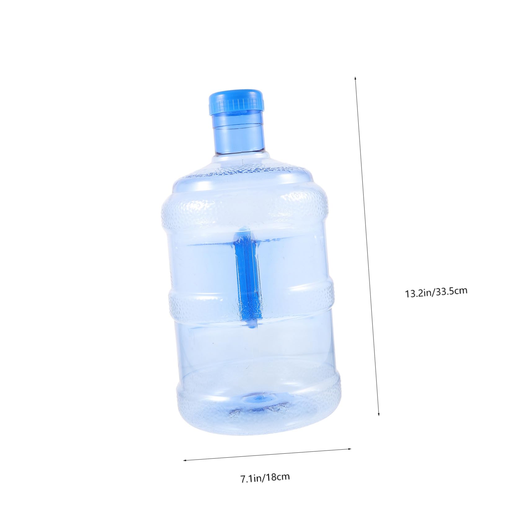 Wasserflasche Blau 5 Liter mit Griff PC und Schraubverschluss