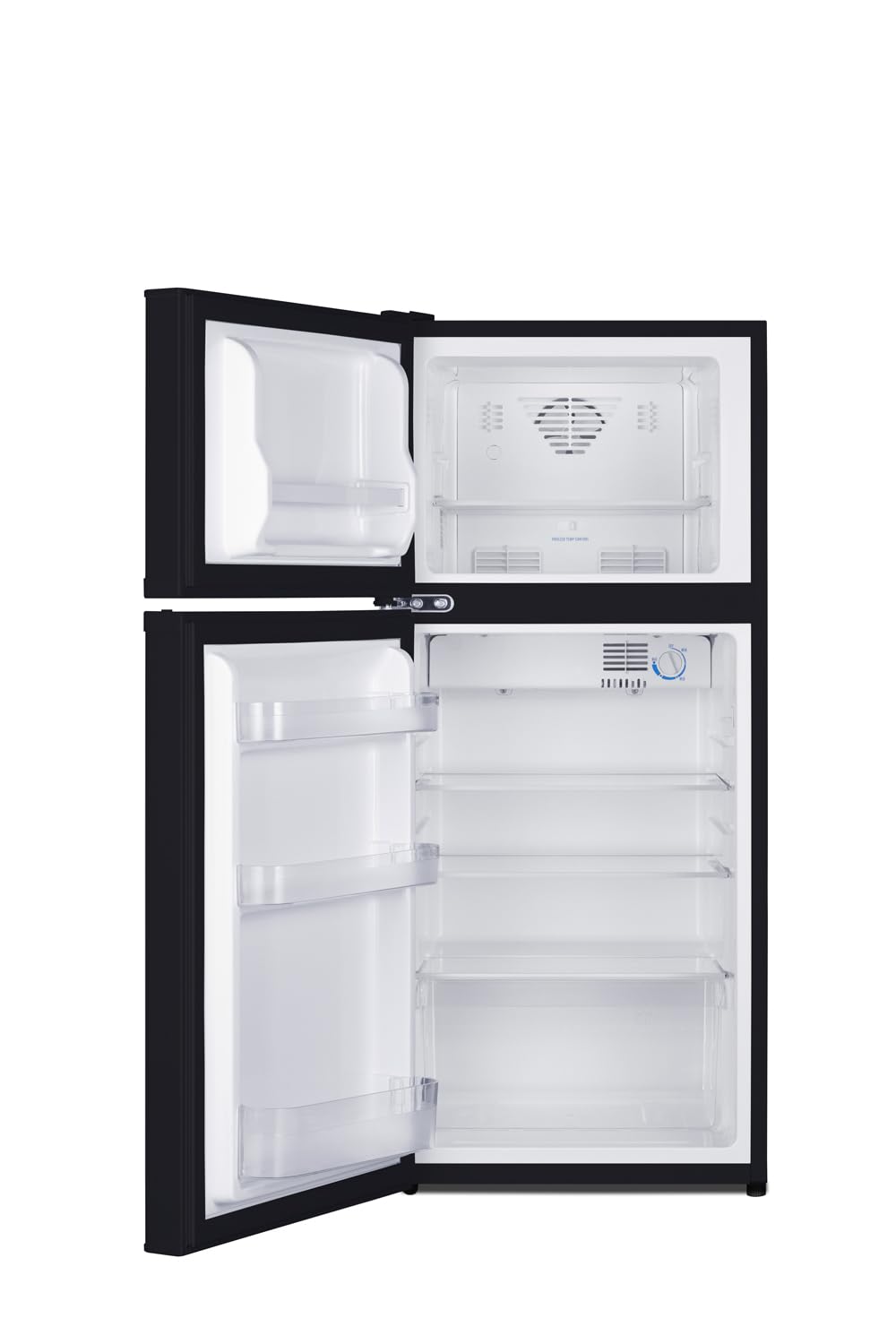 Summit 19” Refrigerator, 4.3 cu.ft. Capacity, Freezer, Undercounter, ADA Compliant, 43” Height, Black - FF713BLHD (Left Handed Door Swing) on Fridge.com