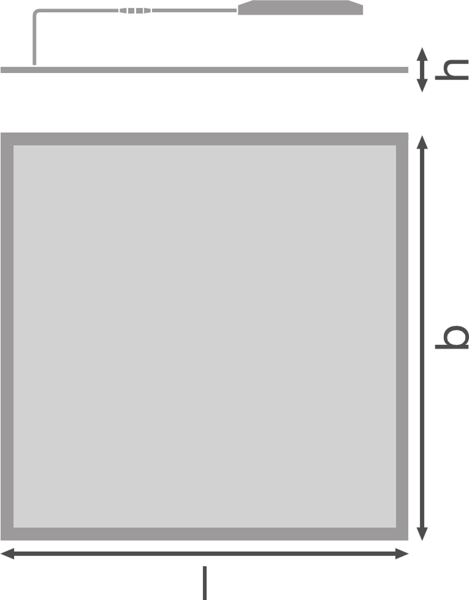 Luminaria Panel LED: para Techo/Wall, Panel Performance 625 / 30 W, 220 - 240 V, Ángulo de Radiación: 120, Warm White, 3000 K, Material del Cuerpo: Aluminum, IP20, 1-Pack