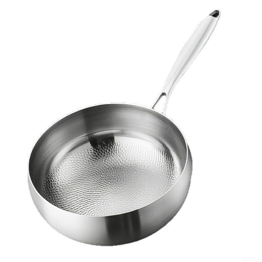 Wok Martilleado 24cm para acero Inoxidable Base 5 para capas(26)