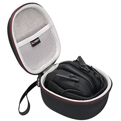 LTGEM Case for Walker's Razor Slim Ear Muffs - Hard Storage Travel Protective Carrying Bag (Black)