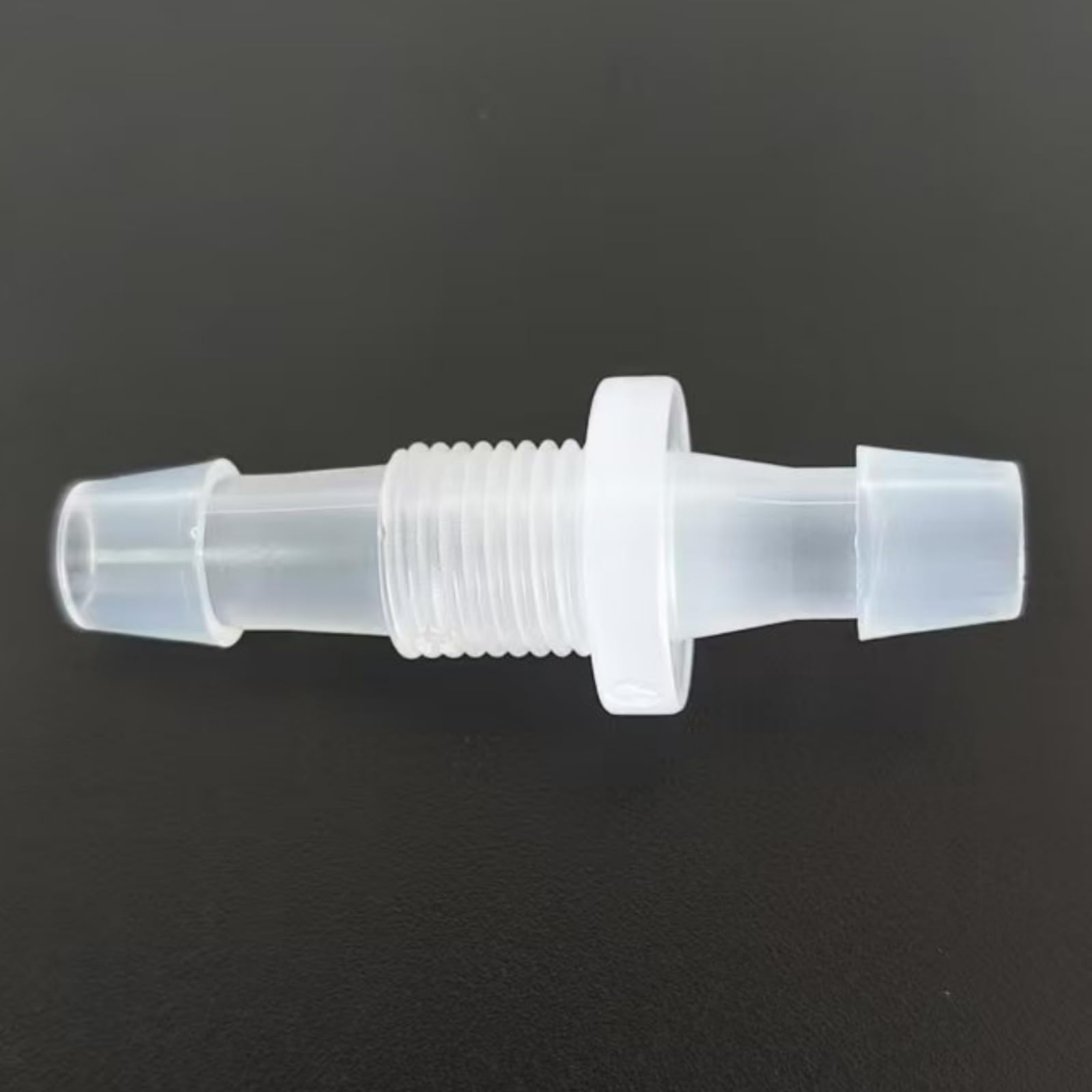 Accesorios de manguera de plástico reutilizables, 50 conectores de grado alimenticio para acuarios y laboratorios, rosca macho M12, 5/16 pulgadas