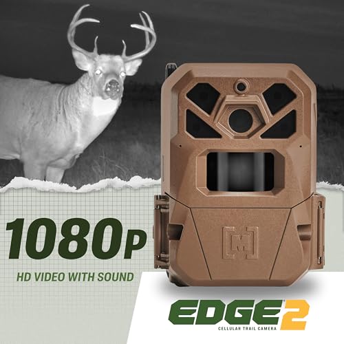 Image of Moultrie Edge 2 Cellular Trail Camera - Auto Connect Nationwide 4G LTE - On Demand 36MP Photo - 1080P Video with HD Audio - 100 Ft Detection Range - Low Glow Flash