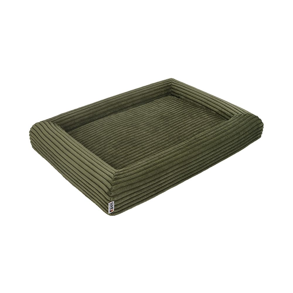 Cuccia ortopedica Cloud - Comodo tappetino per cani con memory foam, fodera rimovibile e fondo antiscivolo, 4 misure (XS - L) e 3 colori (M 100 × 70 cm - verde Mos)