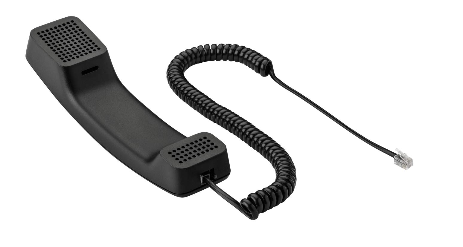 Auerswald COMfortel D-Serie Hörer schwarz inkl. Spiralkabel Neuhörer Ersatzteil - NUR FÜR TELEFONE DER D-Serie D100/200/400/600