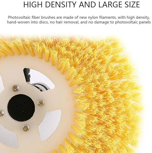 Electric Rotating Solar Panel Cleaning Brush - Efficient Scrubber for Photovoltaic Panels & Window Glass Maintenance, Ultimate Cleaning Tool for Home & Commercial Use