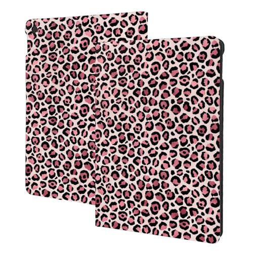 Protégez votre iPad 10.2 des rayures avec cette housse léopard rose folio