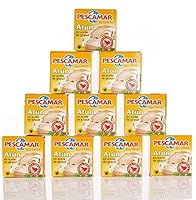 Pescamar-10x Thunfisch dosen (in Sonnenblumenöl) nach mediterraner spanischer Art-Tuna