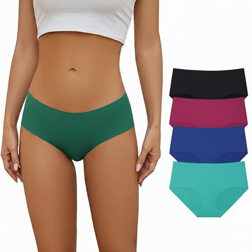 Women Seamless Bikini Panties | Smooth No-Show Innerwear-image-13