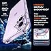 ivoler 3-in-1 Clear Case Designed for iPhone 17 6.3'' 2025 with 2 Pack Tempered Glass Screen Protector Military Shockproof Protective Hard Back Slim for iPhone 17 Cover - Clear