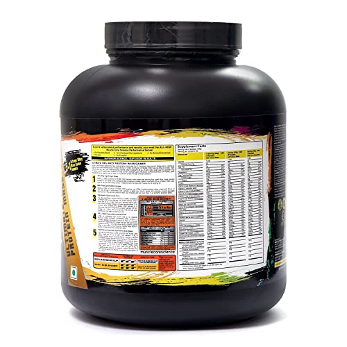 Image of MUSCLE CORE SCIENCE Extreme 2000 Whey Protein Mass Gainer Powder with 80g Protein, 400g Carbs, 2,260 Calories, 10g Creatine, 20 Vitamins & Minerals for Muscle Growth and Weight Gaining - Chocolate 3kg