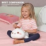 Onsoyours Cute Kitten Plush Toy Stuffed Animal Pet Kitty Soft Anime Cat Plush Pillow for Kids (White Cat A, 12")