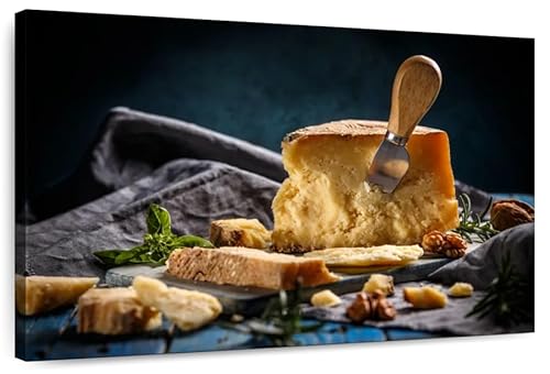 ElephantStock Chunks of Parmesan Canvas - 1 Panel Kitchen Art
