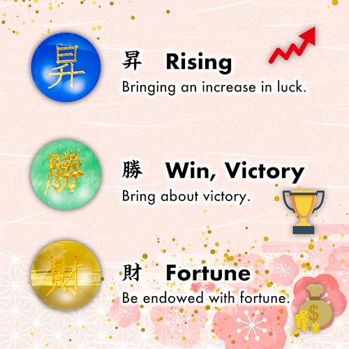 Yokohama Wakuwaku kan Lucky bracelet Auspicious Japanese Kanji traditional cool stretch powerstone Agate Green quartz Amethyst casual gift4